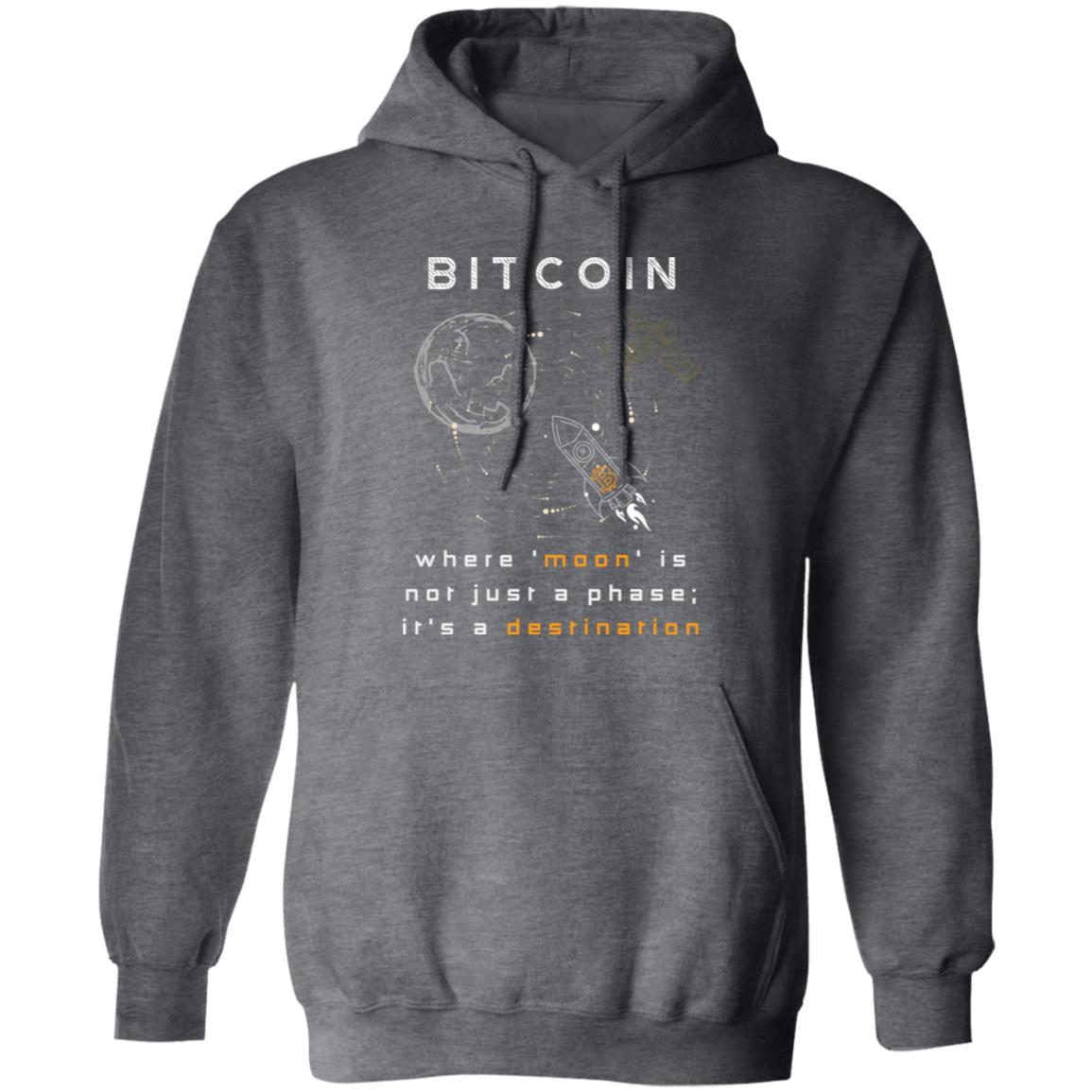Bitcoin Destination Moon Hoodie
