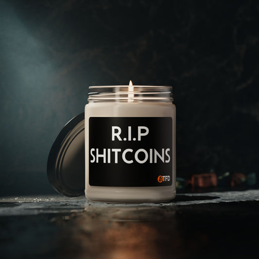 RIP Shitcoins Candle